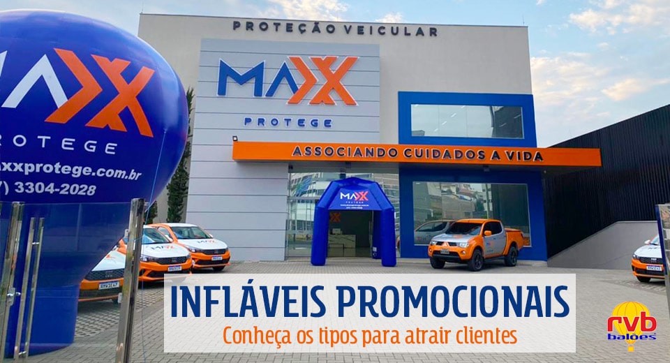 Inflável: 7 tipos de infláveis promocionais para atrair clientes para sua loja