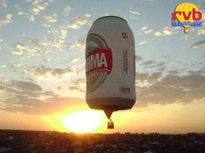 Lembranças RVB: Balão Brahma é sucesso absoluto Lembranças RVB: Balão Brahma é sucesso absoluto