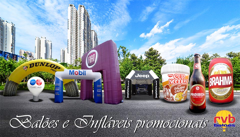 Como são fabricados os infláveis promocionais? Como são fabricados os infláveis promocionais?
