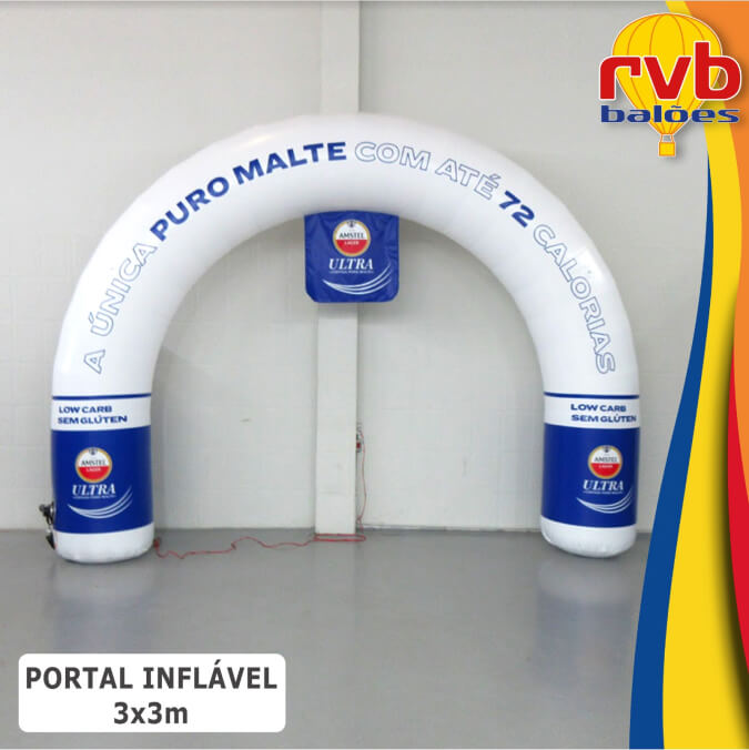 Portal Inflável Cerveja Amstel Puro Malte Ultra