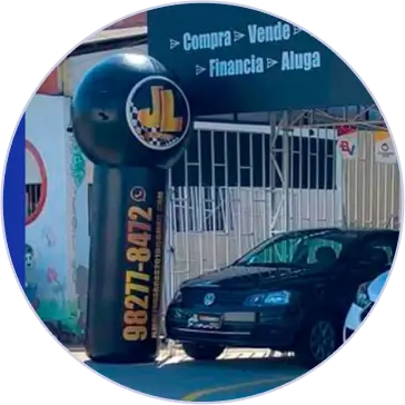 Totem Inflável empresa de venda e troca de carros Totem Inflável empresa de venda e troca de carros