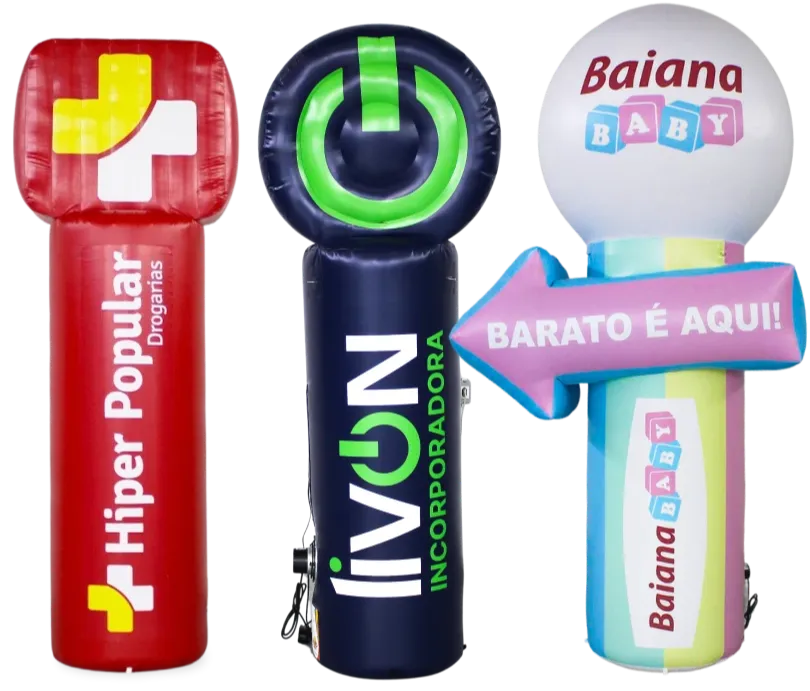 Totem Inflável Gigante Personalizado