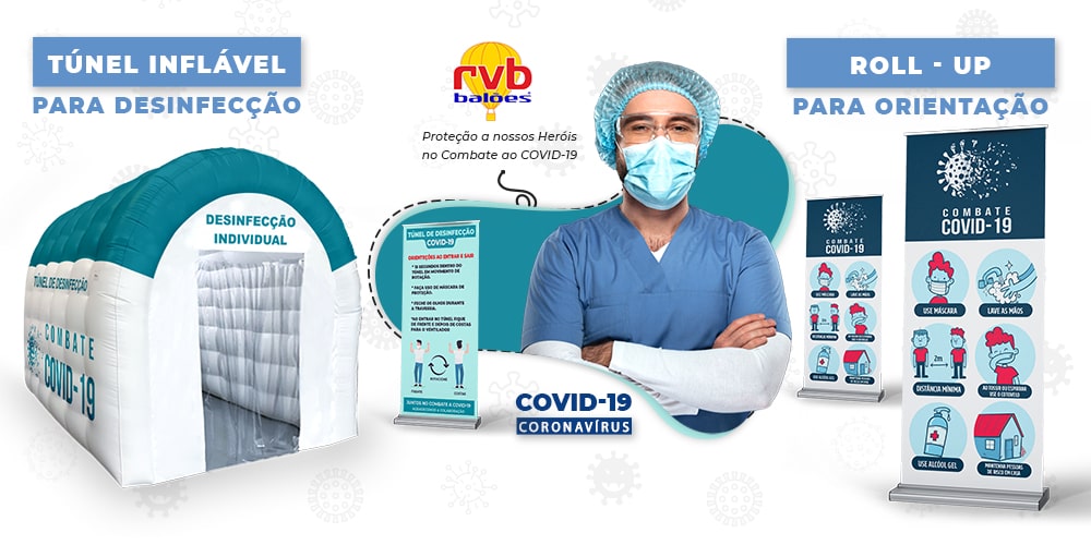 Túnel de desinfecção reduz o contágio do Covid-19 em hospitais