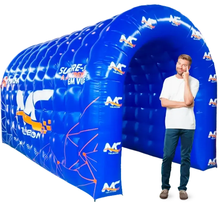 Túnel Inflável Personalizado