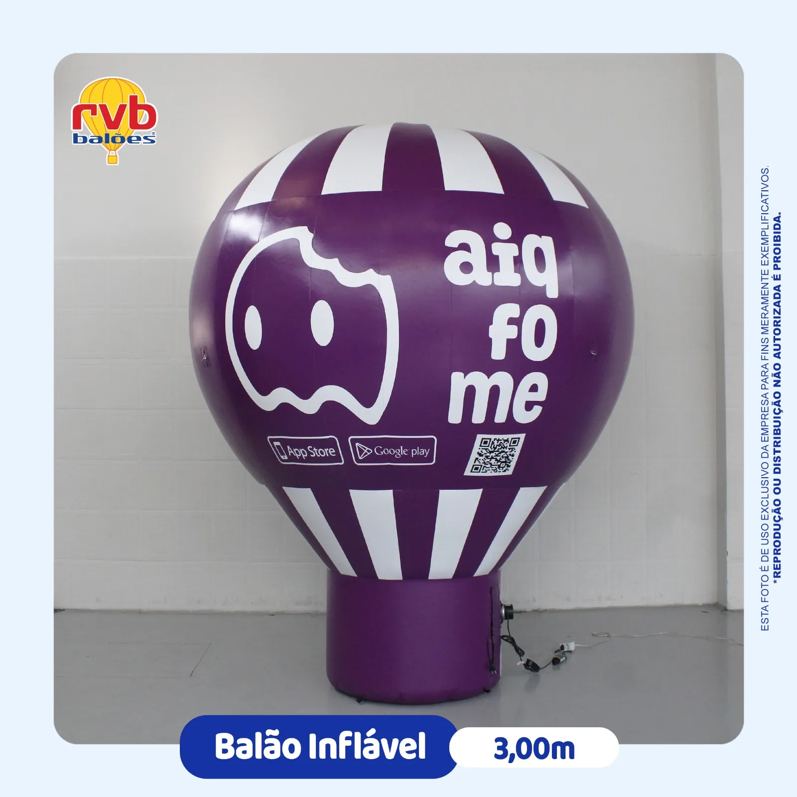 Balao Inflavel Aplicativo Aiofome
