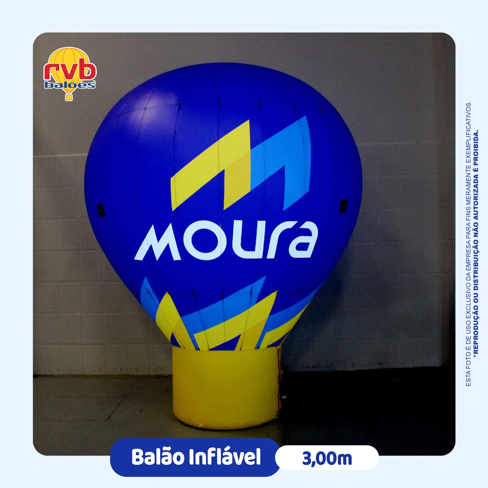 Balao Inflavel Baterias Moura