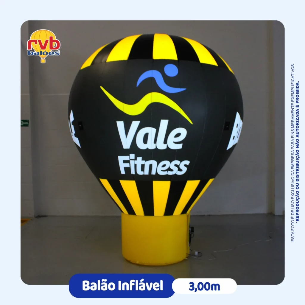 Balao Inflavel Fitness Vale Fitness