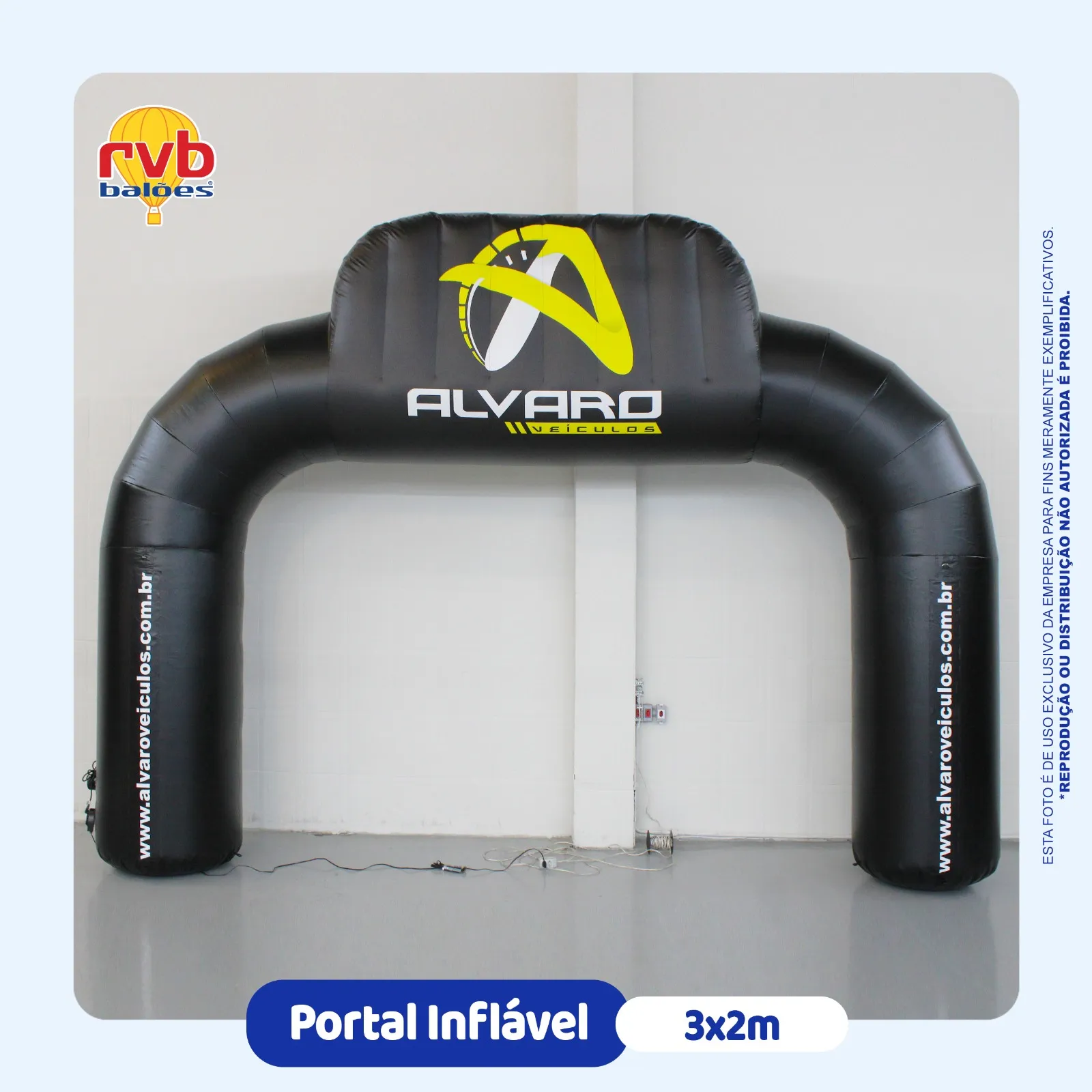 Portal Inflavel Veiculos Alvaro