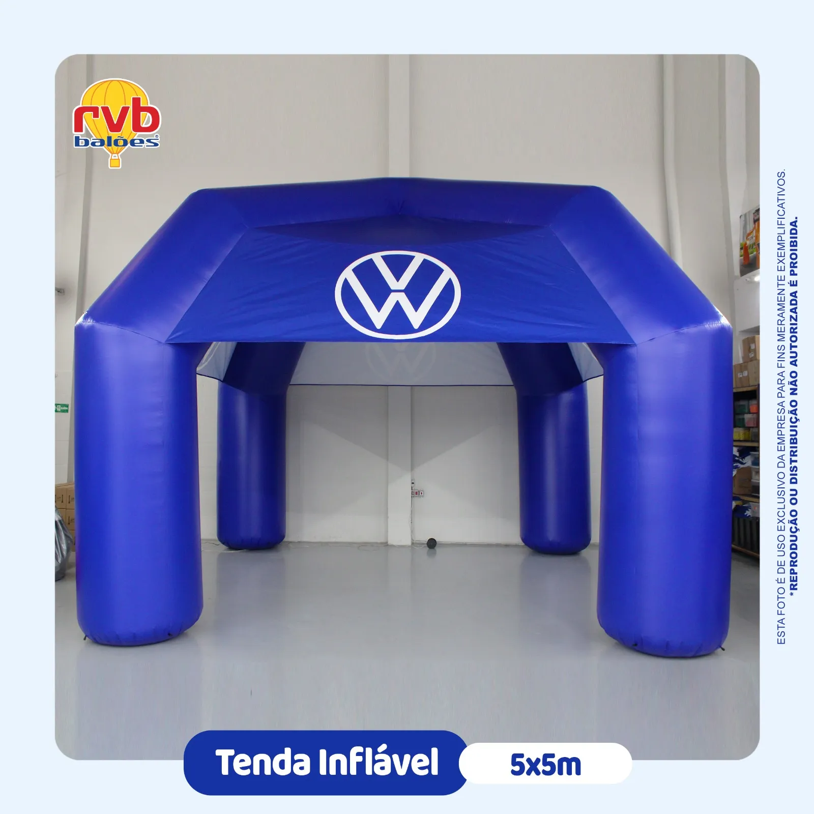 Tenda Inflavel Automotivo Volkswagen
