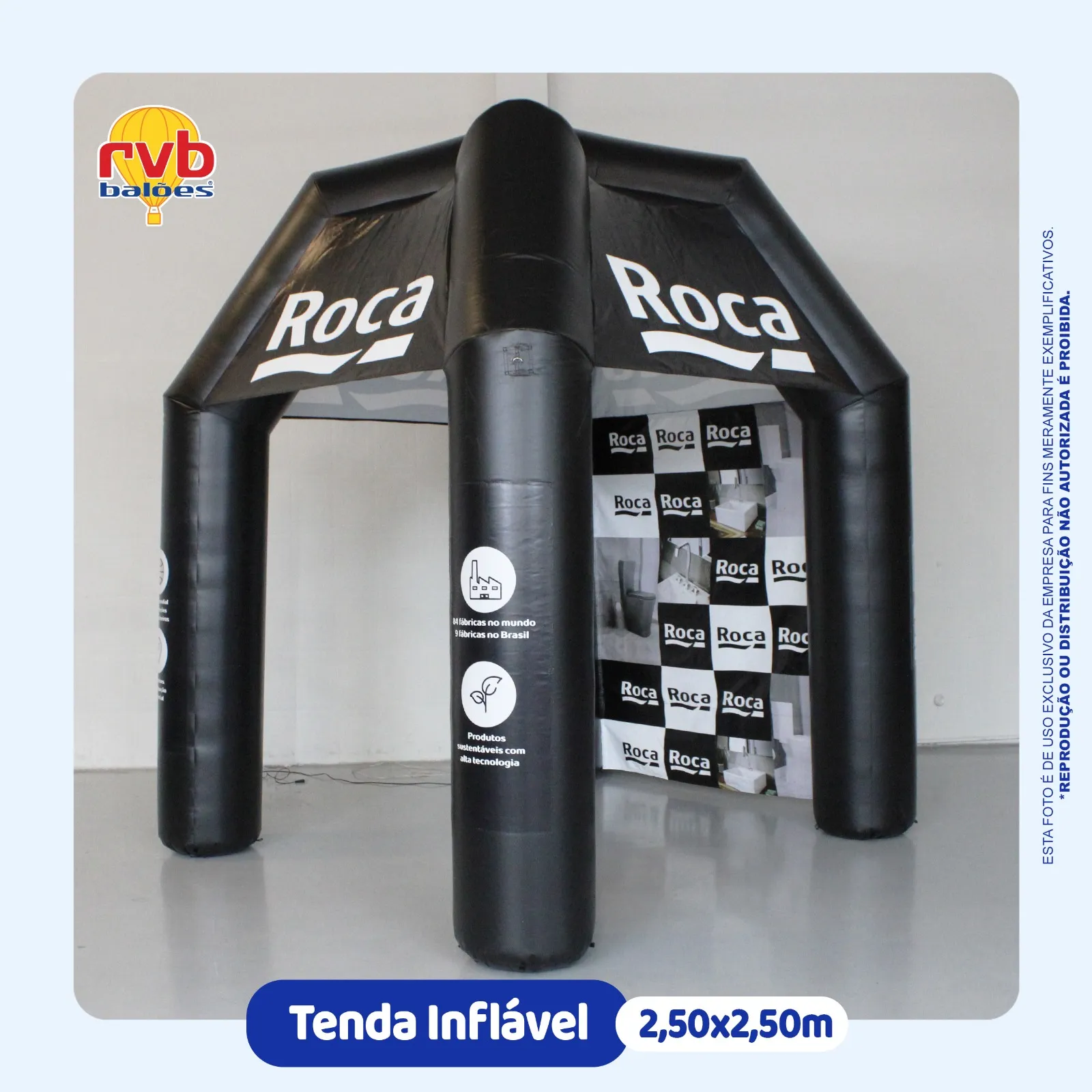 Tenda Inflavel Construção Roca