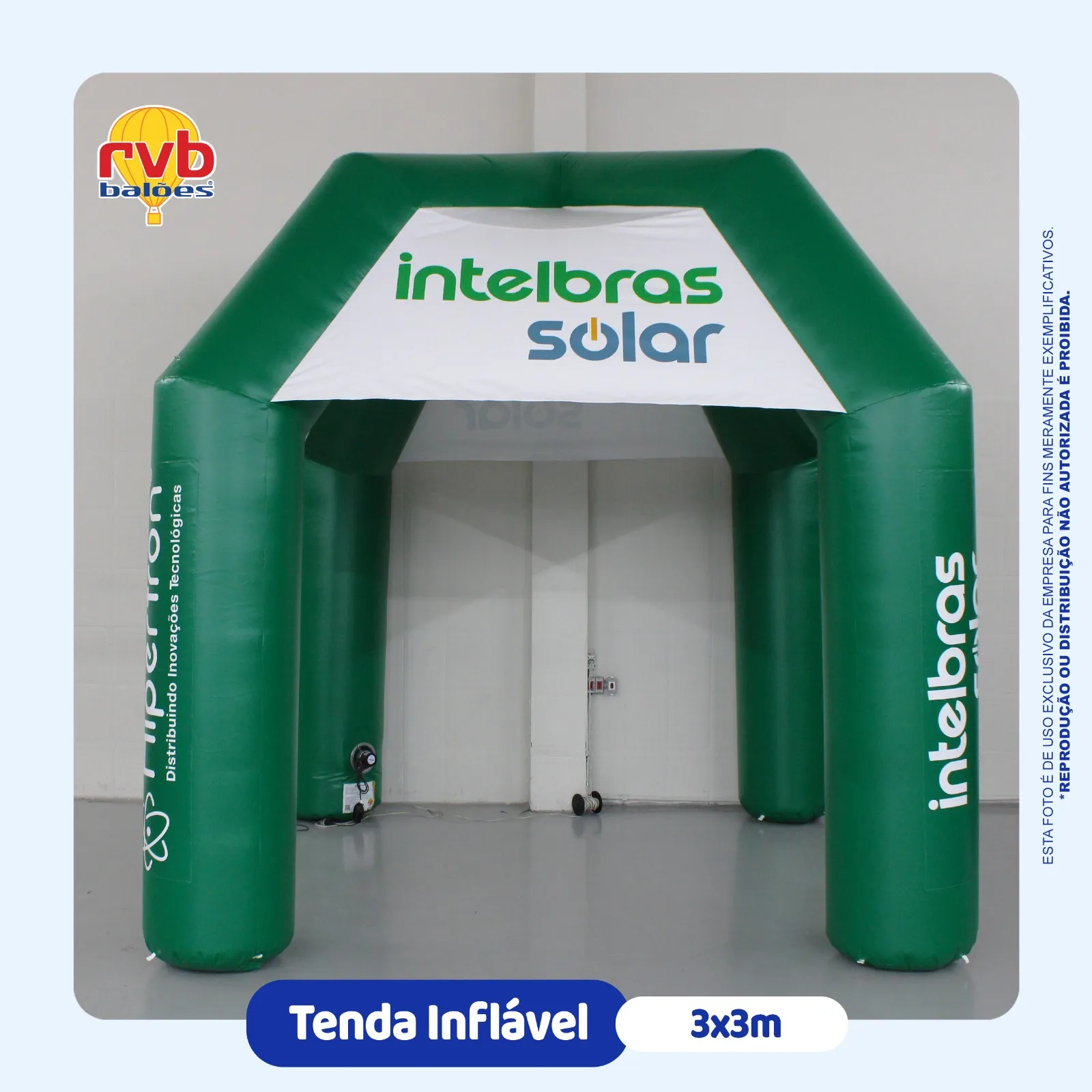 Tenda Inflavel Tecnologia Intelbras