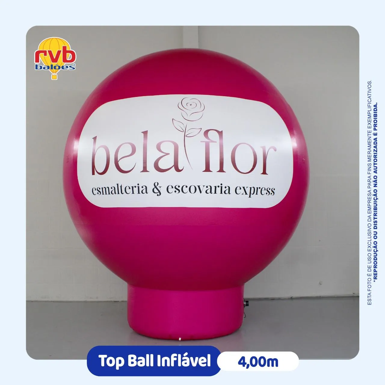 Top Ball Inflavel Beleza Bela Flor