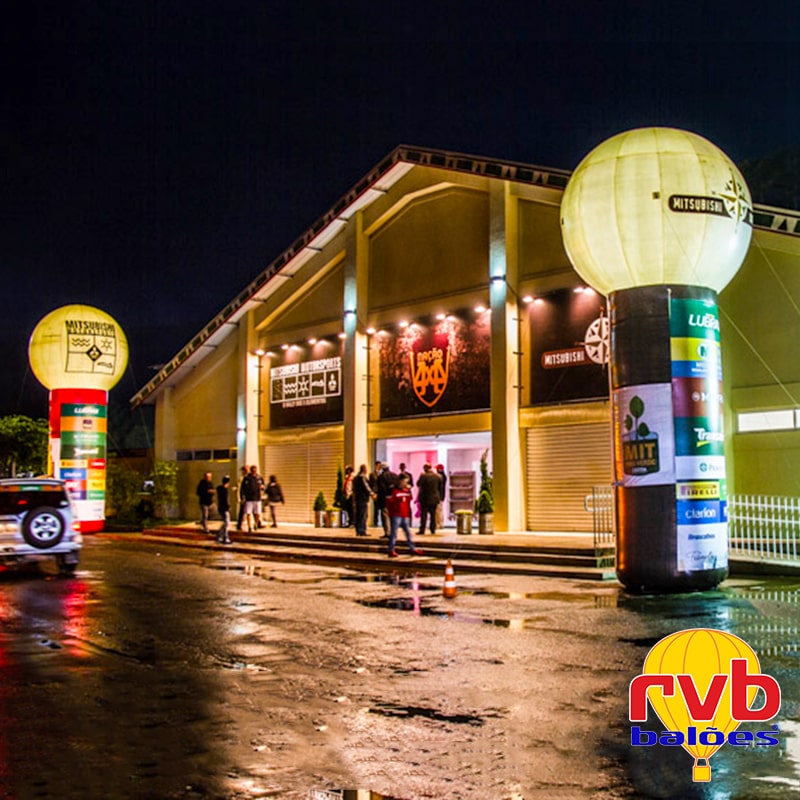 Balões infláveis personalizados totem Mitsubish