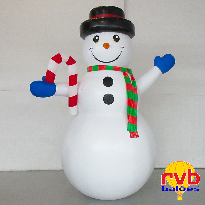 Boneco de Neve Gigante para lojas que desejam vender mais no Natal