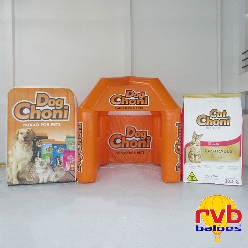 inflaveis promocionais personalizados nos negocios Dog Choni