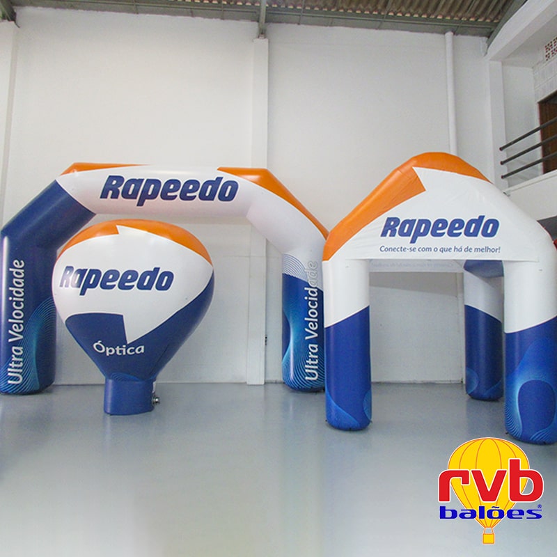 inflaveis promocionais personalizados nos negocios Rapeedo