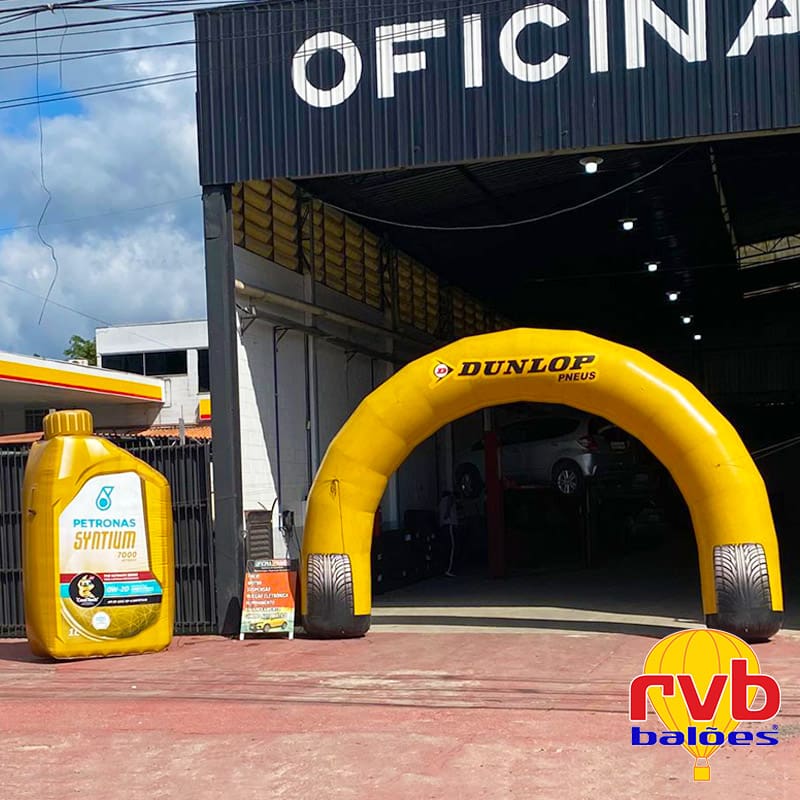 inflaveis personalizados promocionais nos negocios Dunlop