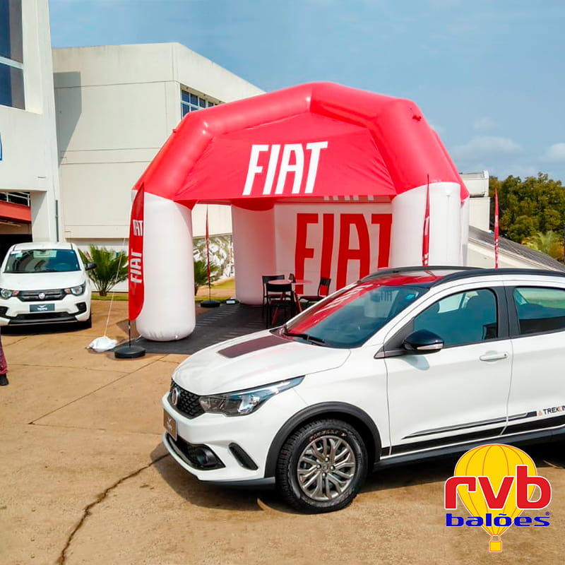 tendas inflaveis Fiat
