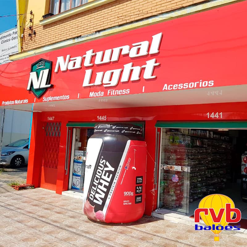 inflavel promocional para eventos ao ar livre Natural Light