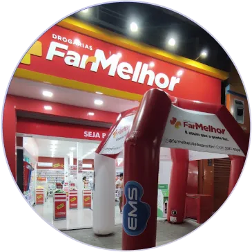 Tenda Inflável Drogarias FarMelhor