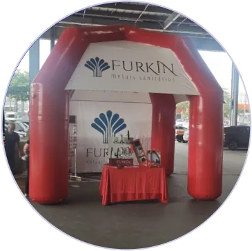Tenda Inflável Furkin Metais Sanitários Tenda Inflável Furkin Metais Sanitários