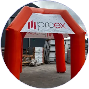 Tenda Inflável Proex Proex Esquadrias de Alumínio de Alumínio Tenda Inflável Proex Proex Esquadrias de Alumínio de Alumínio