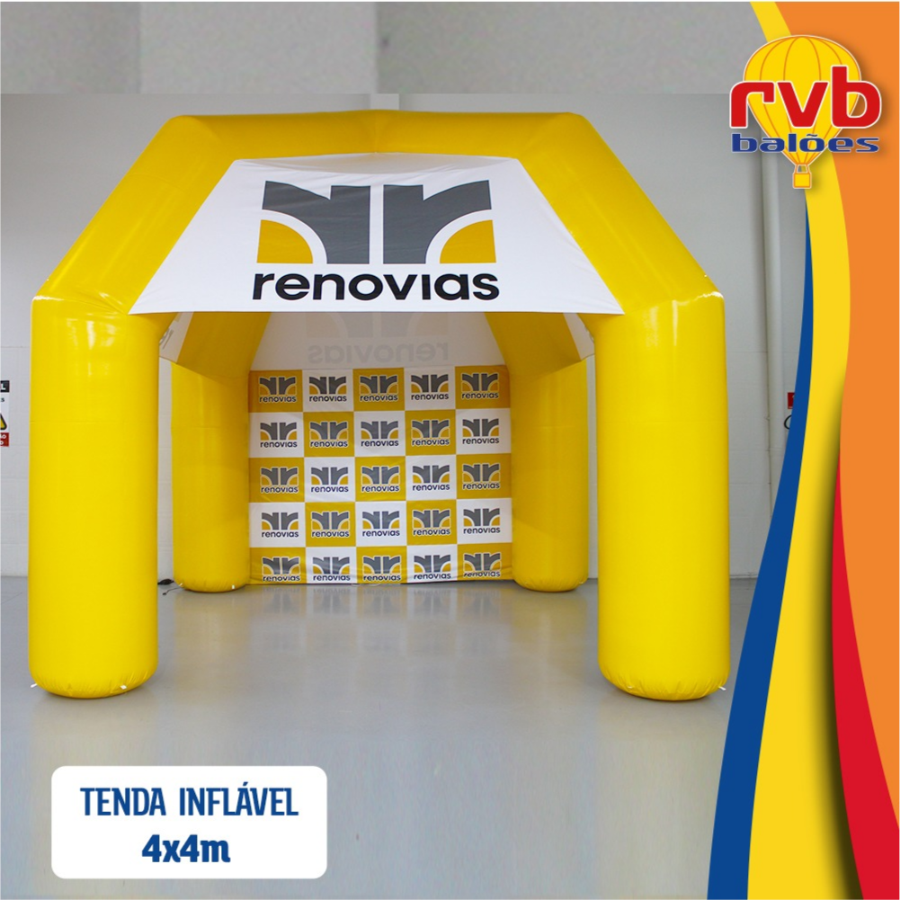 Tenda Inflável Personalizada 4x4m Renovias