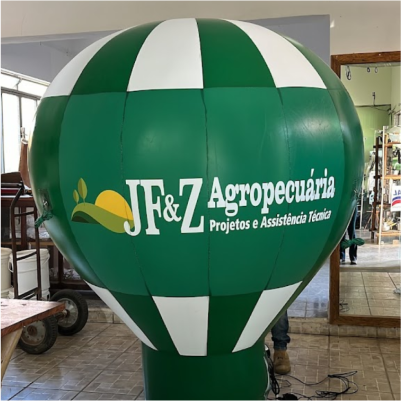 Balão Inflável Personalizado JF&Z Agropecuária Balão Inflável Personalizado JF&Z Agropecuária
