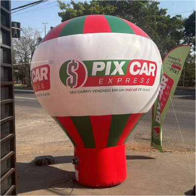 Balão Inflável PixCar Express Venda de Veículos Balão Inflável PixCar Express Venda de Veículos