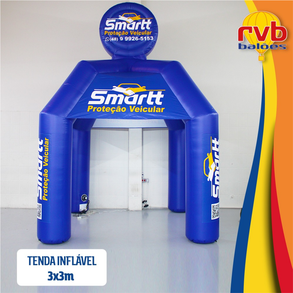 Tenda Inflável - Smartt Proteção Veicular