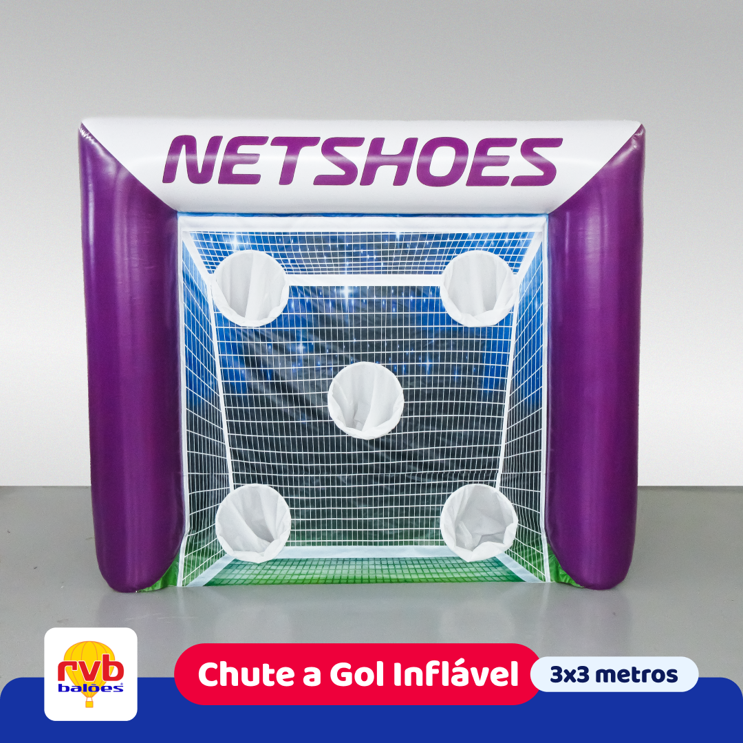 Chute a Gol Inflável Netshoes