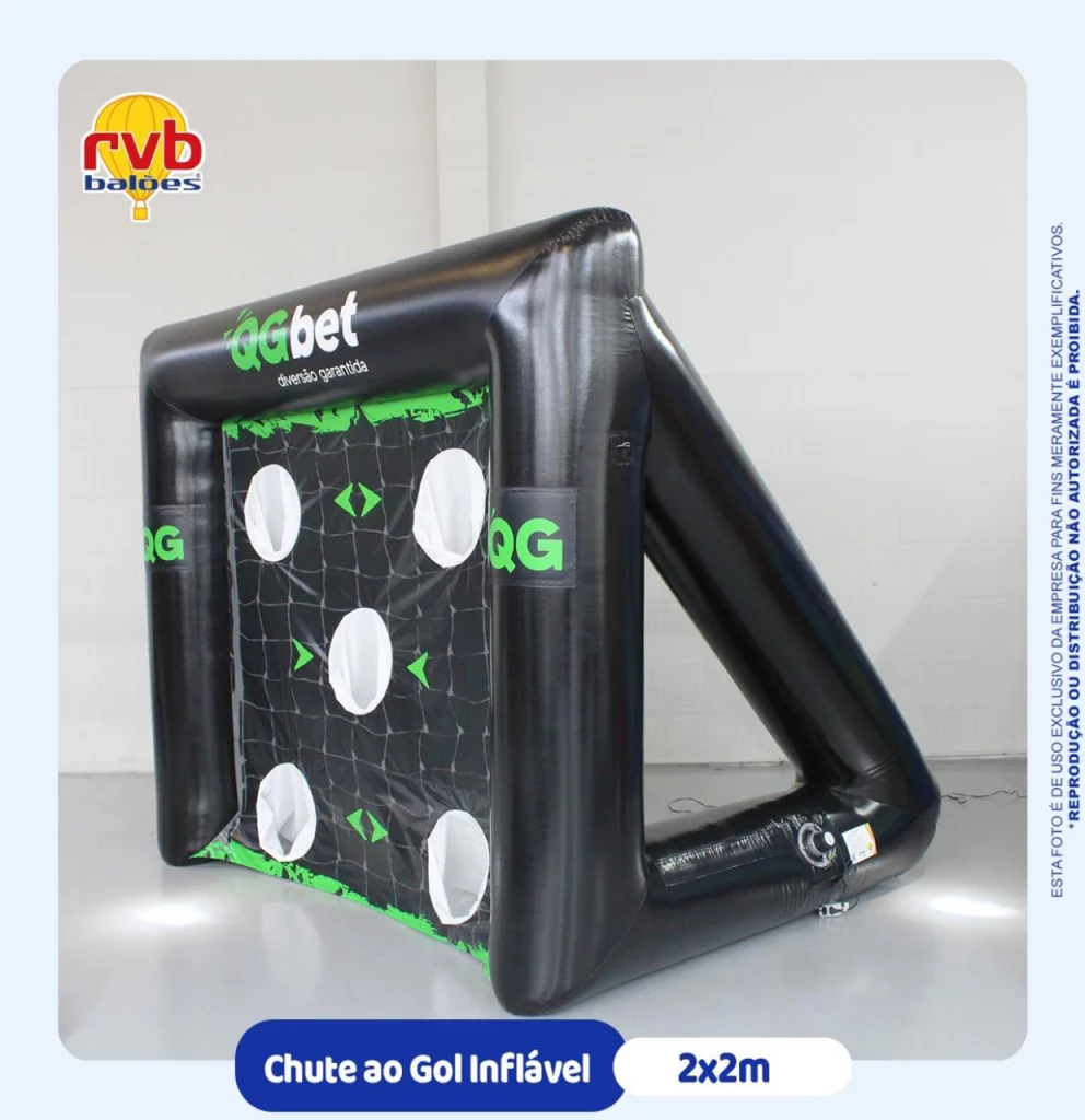 Chute ao Gol Inflável - QG Bet