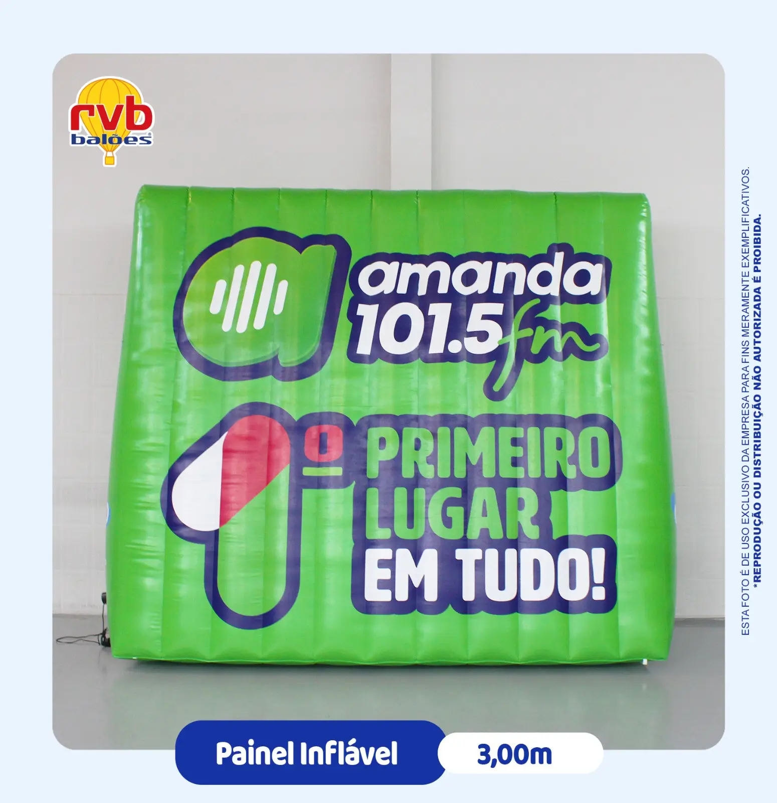 Painel Inflável - Rádio Amanda FM