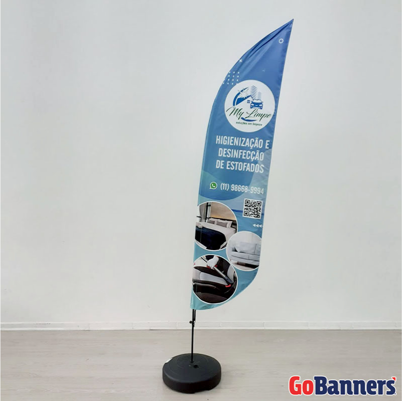 WIND BANNER - PENA 2,5 METROS - Higienização de Estofados