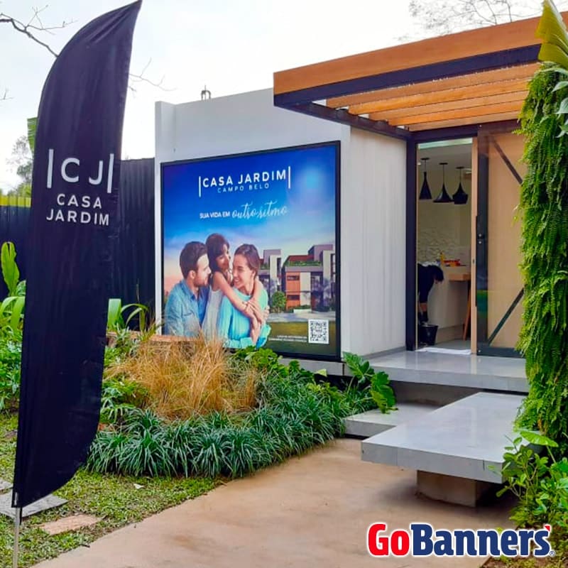 Wind Banner Casa Jardim