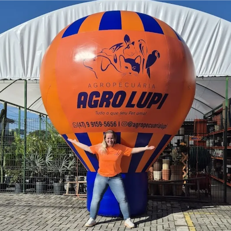 Balão Inflável Agropecuária Agro Lupo
