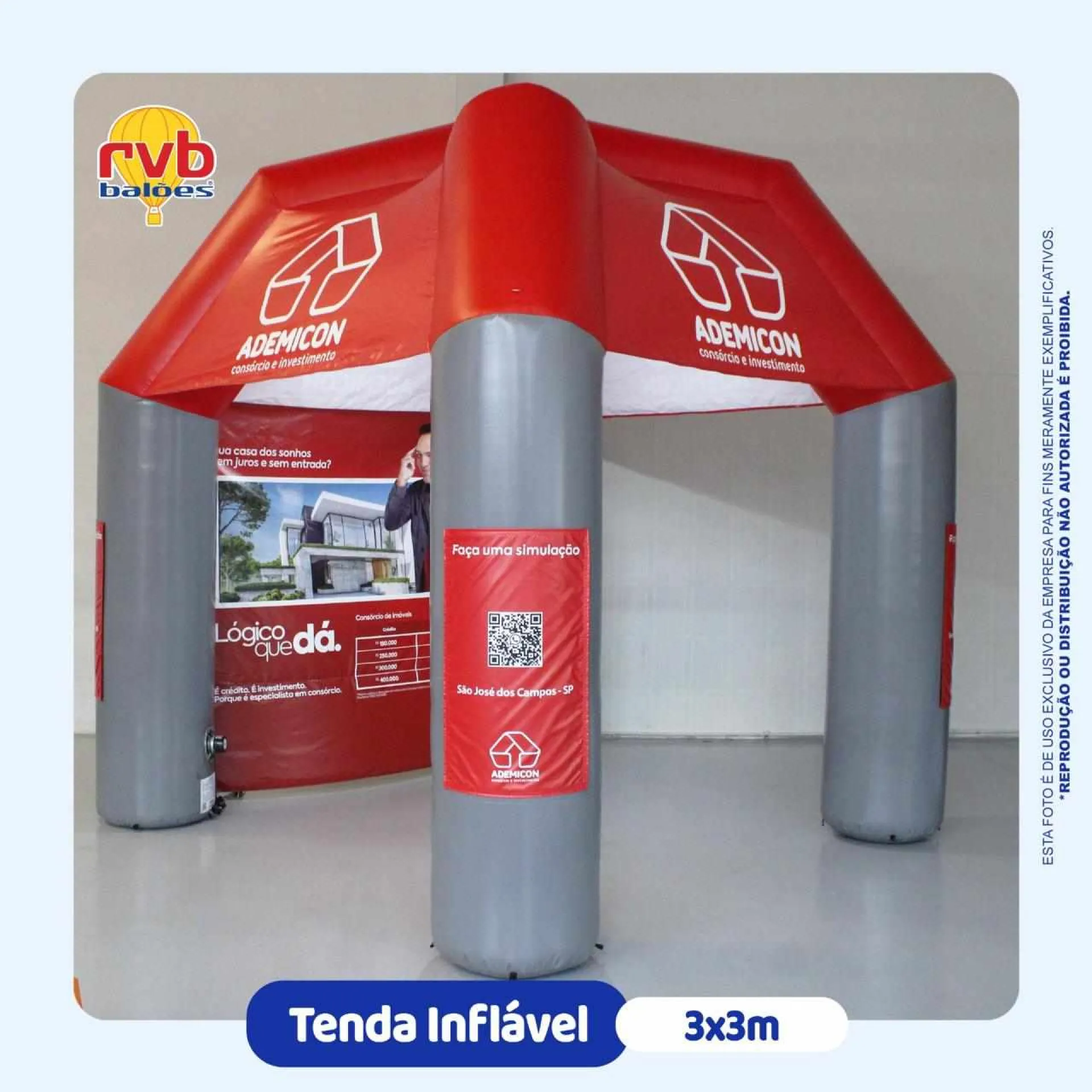 Tenda Inflável - Ademicon