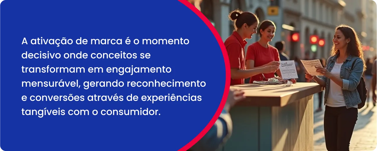 O que é uma experiência de ativação de marca