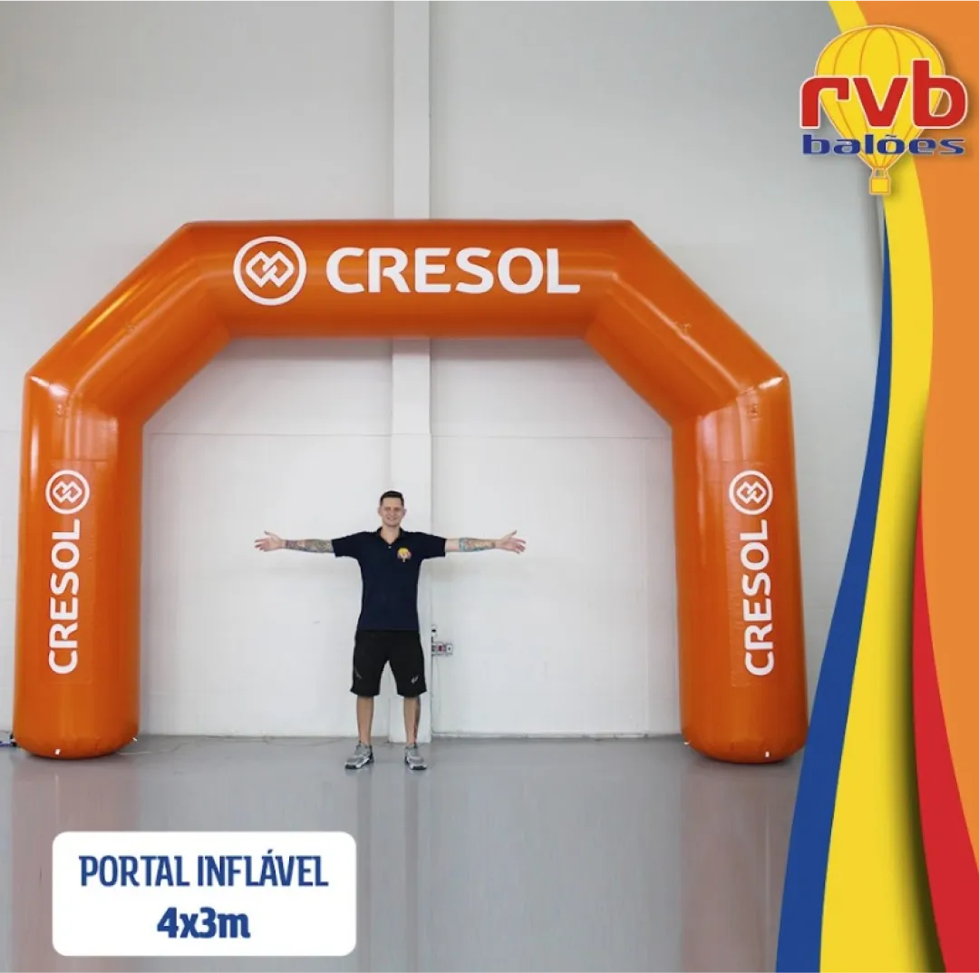 Portal Inflável Personalizado Para A Cresol