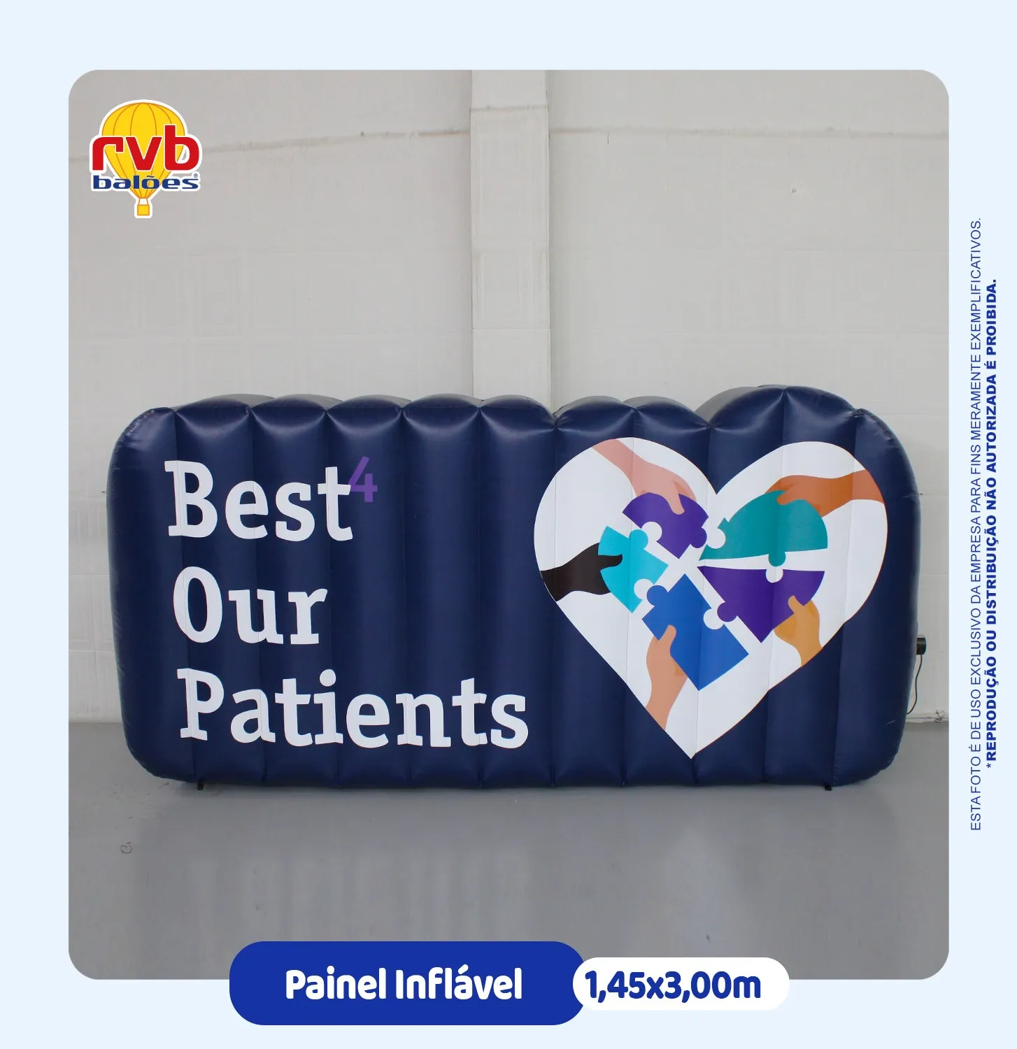 Painel Painel Inflavel Saude Best