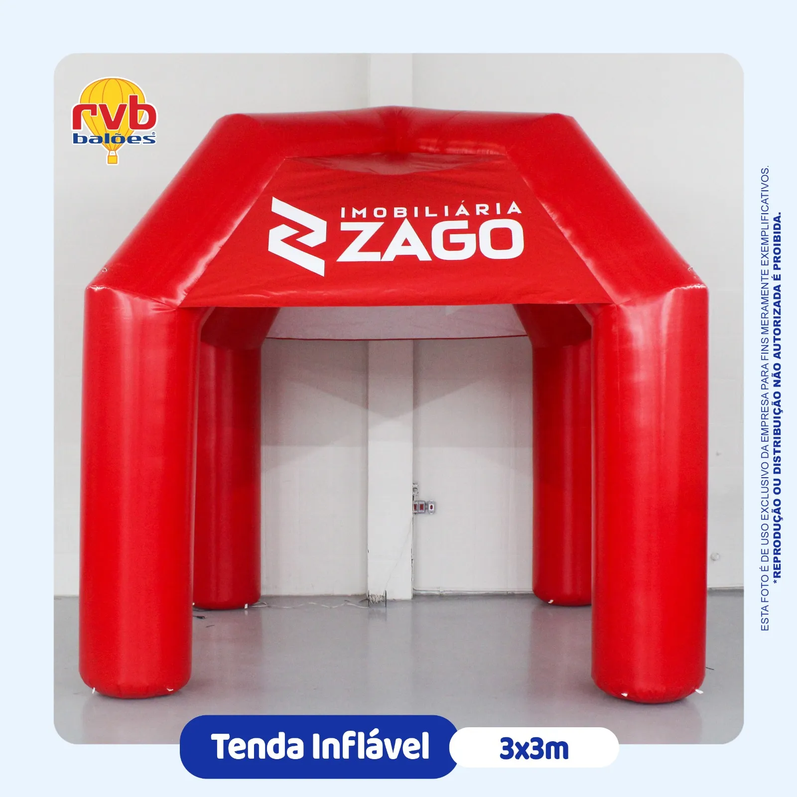 Tenda Inflavel Imobiliaria Zago