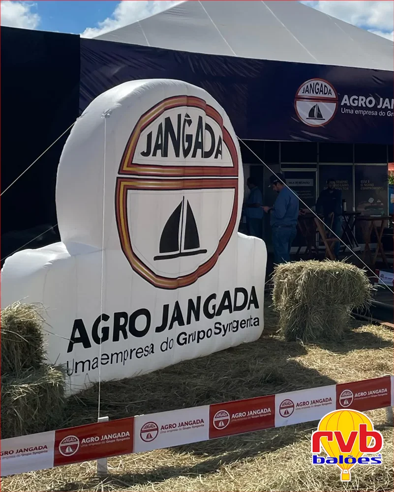 Logomarca Inflavel [agro Jangada] [inflavel Publicitario] [agronegocio] A Imagem Mostra Um Inflavel 