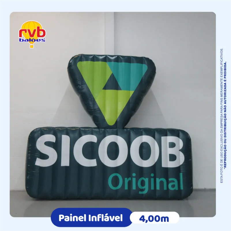 Logomarca Inflavel Logotipo Sicoob Cooperativa