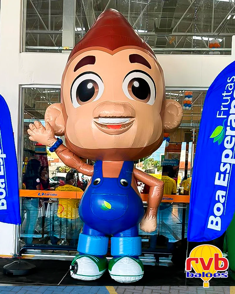 Mascote Inflavel Boa Esperanca [supermercado] [varejo Alimentar] Esta E Uma Mascote Inflavel Do Supe