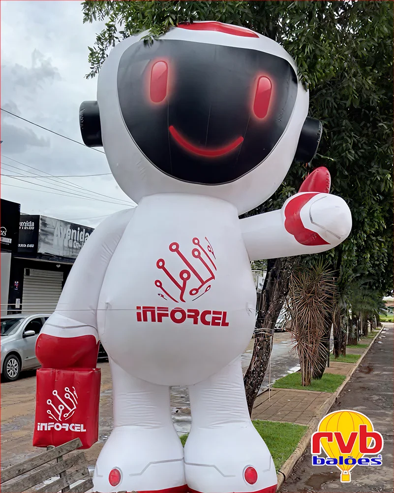 Mascote Inflavel [inforcel] [inflavel Promocional] [tecnologiainformatica] O Mascote Inflavel Repres