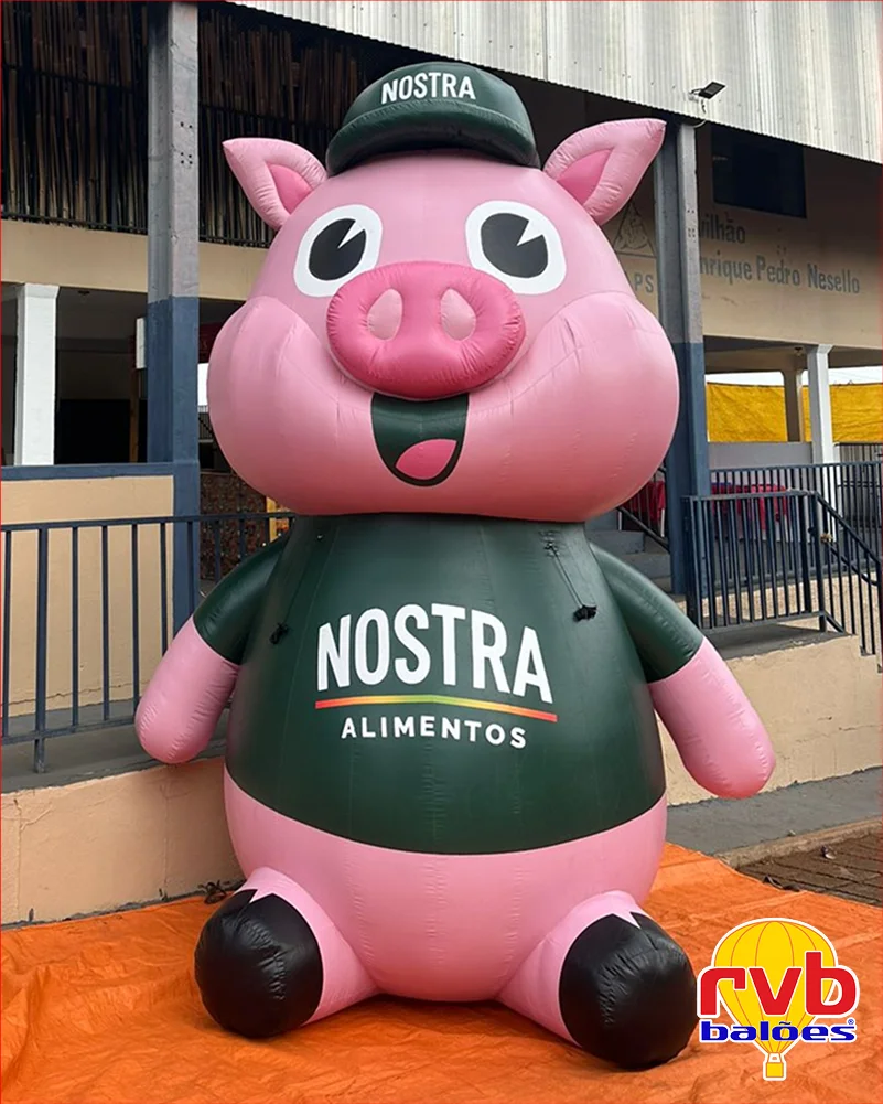 Mascote Inflavel [nostra Alimentos] [mascote Inflavel] [alimenticio] Esta E Uma Representacao De Um 