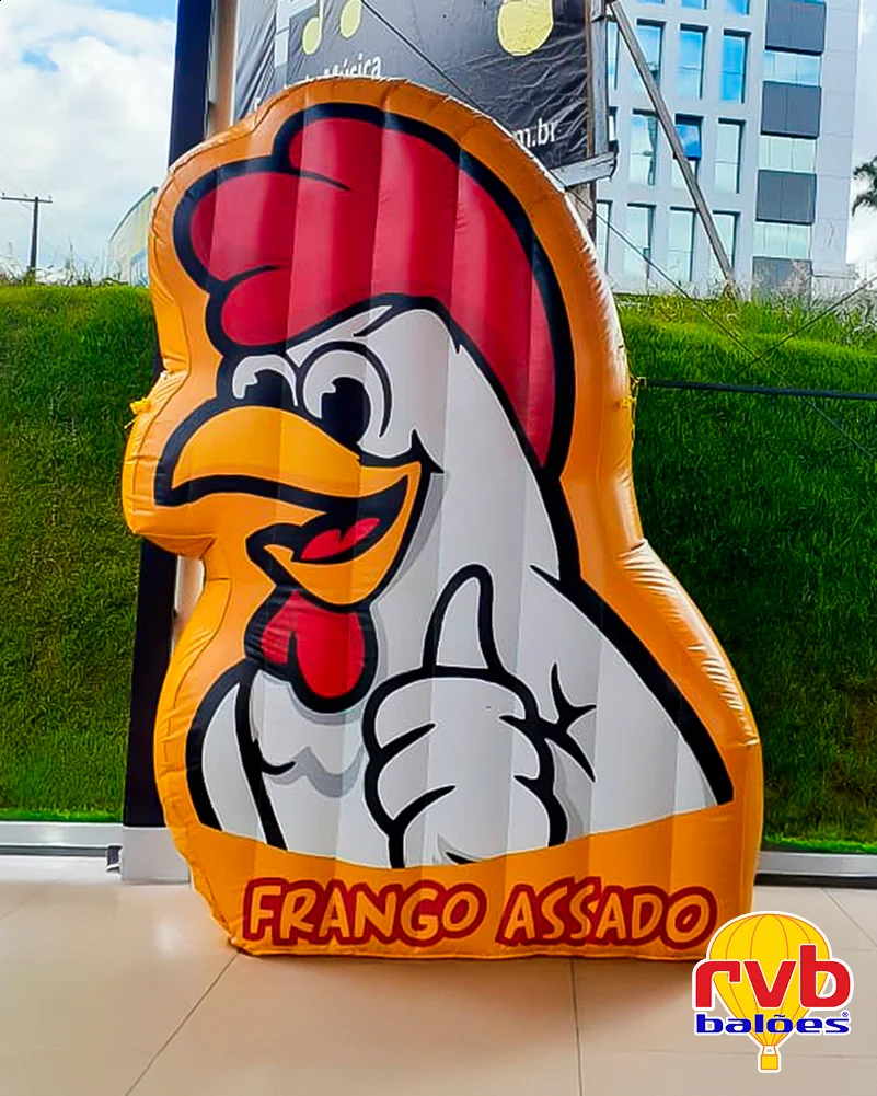 Painel Inflavel [frango Assado] [inflavel Promocional] [alimentacaorestaurantes] O Inflavel Mostra O