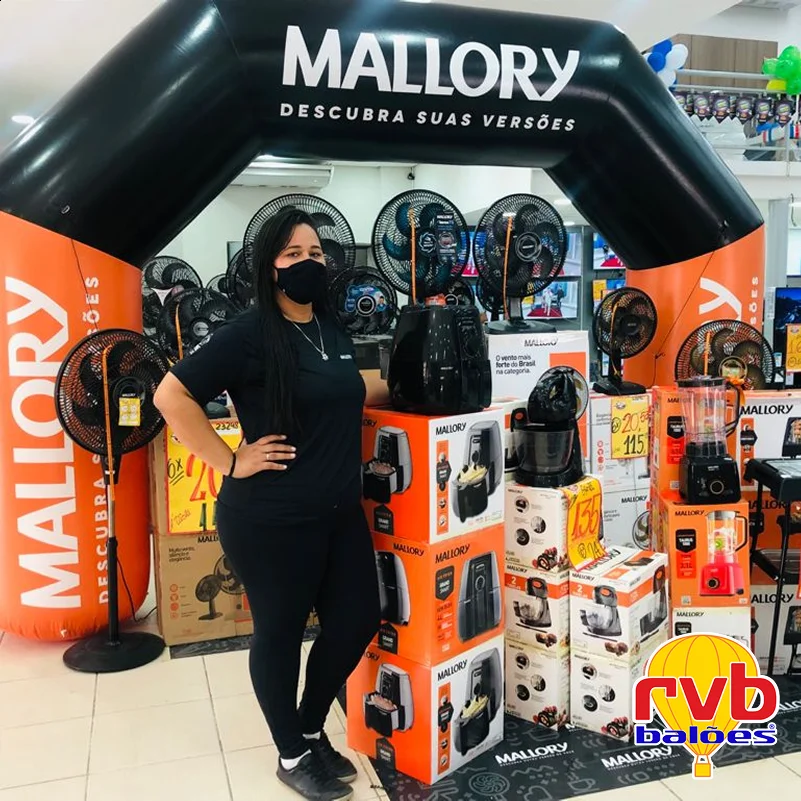 Portal Inflavel [mallory] [eletrodomesticos] [varejo] A Imagem Mostra Um Portal Inflavel Da Marca Ma