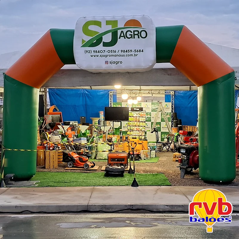 Portal Inflavel Sj Agro [equipamentos Agricolas] [agronegocio] O Portal Inflavel Mostra A Marca Sj A