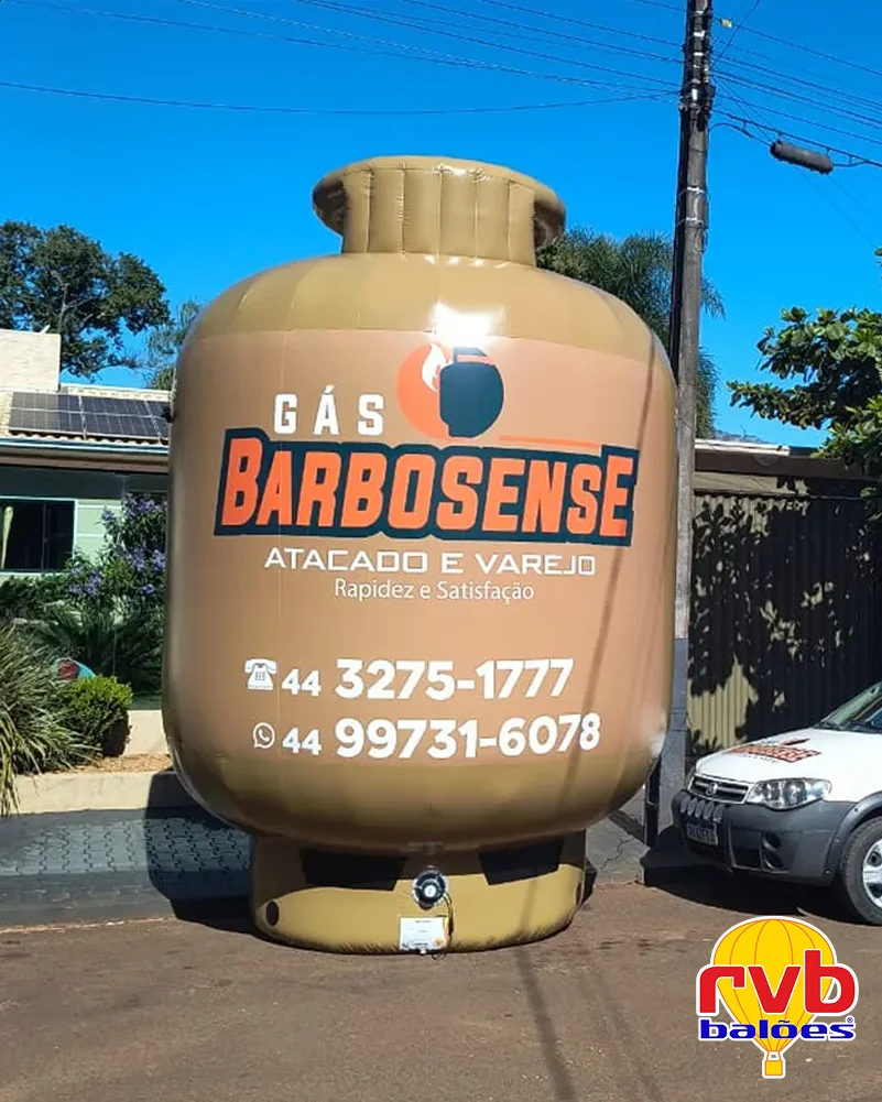 Re Plica Inflavel [gas Barbosense] [botijao De Gas Inflavel] [comercio De Gas]